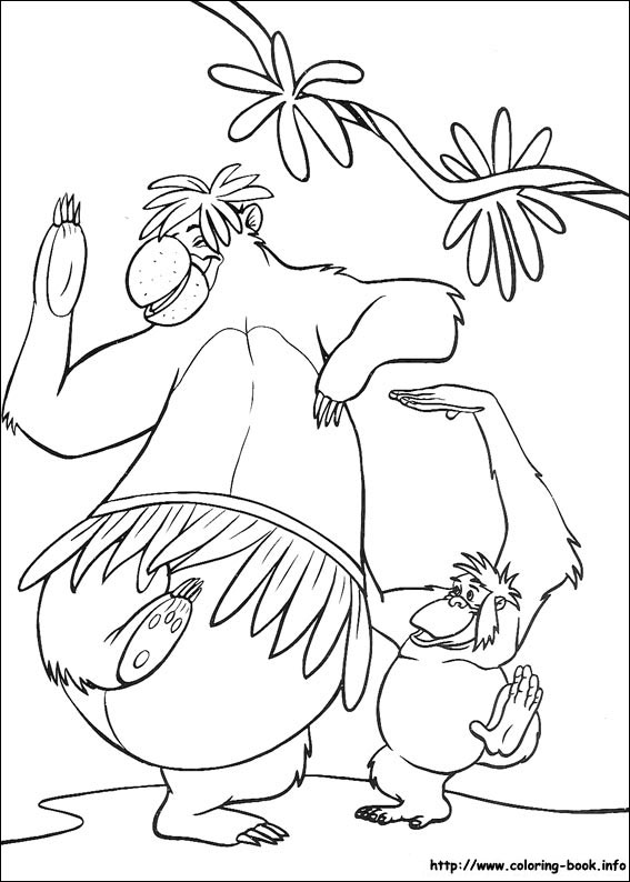 Jungle Book coloring picture